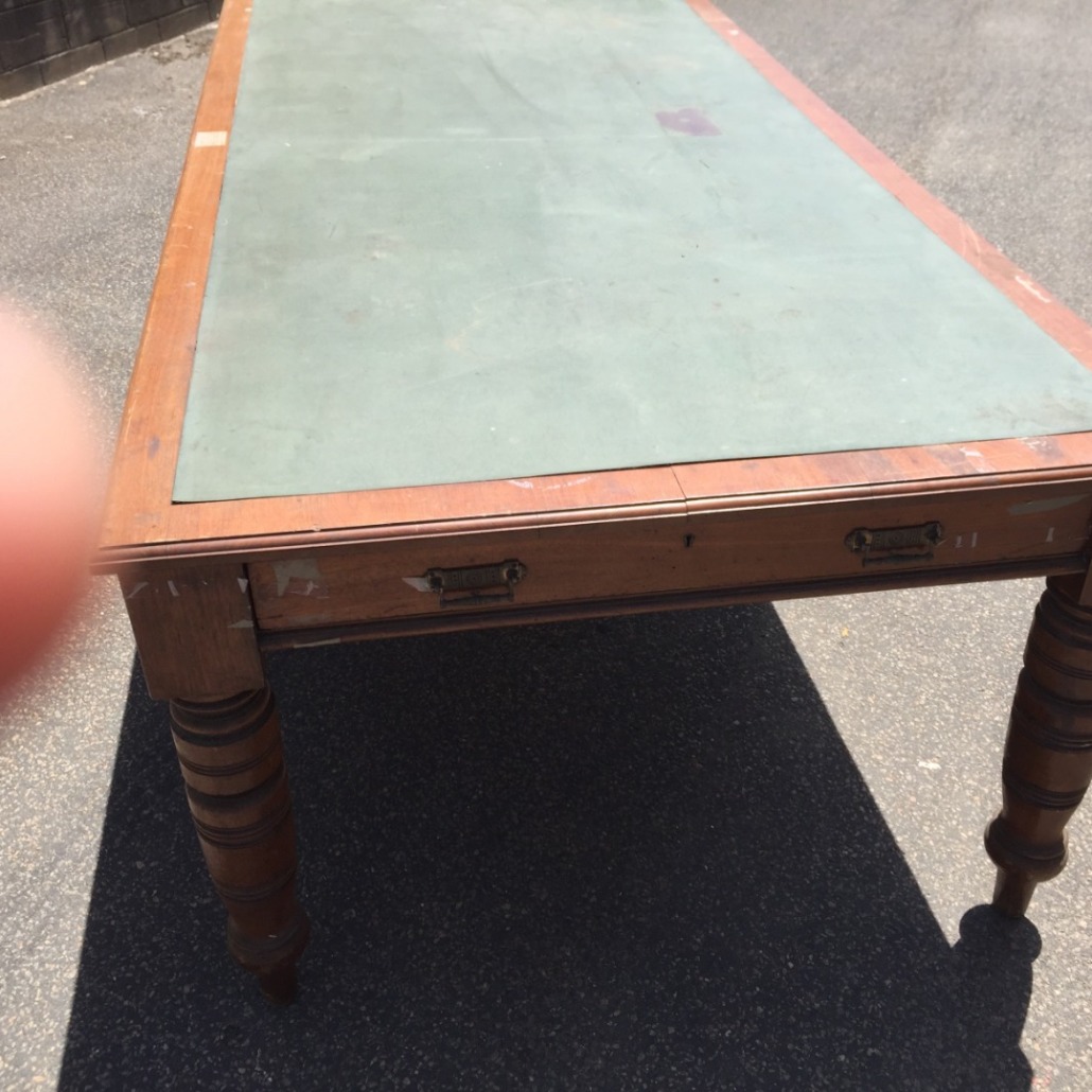 Before - NSW Surf Lifesaving Table fully Restored